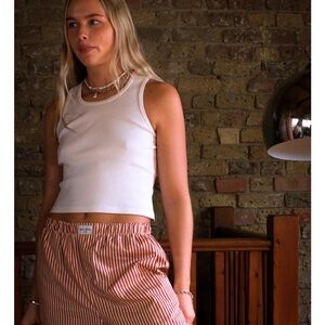 Speltham Red Striped Unisex Long Boxers